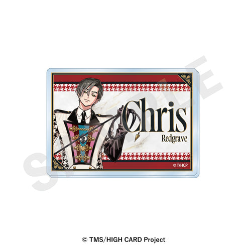 『HIGH CARD』ネームバッジ(クリス・レッドグレイヴ)