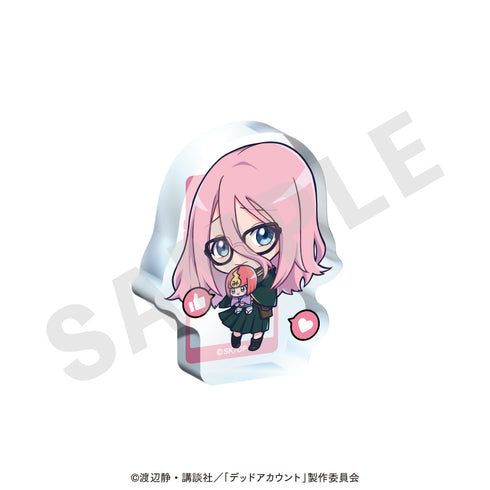 『デッドアカウント』ミニアクリルブロック ミニキャラver.(灰島ひより)