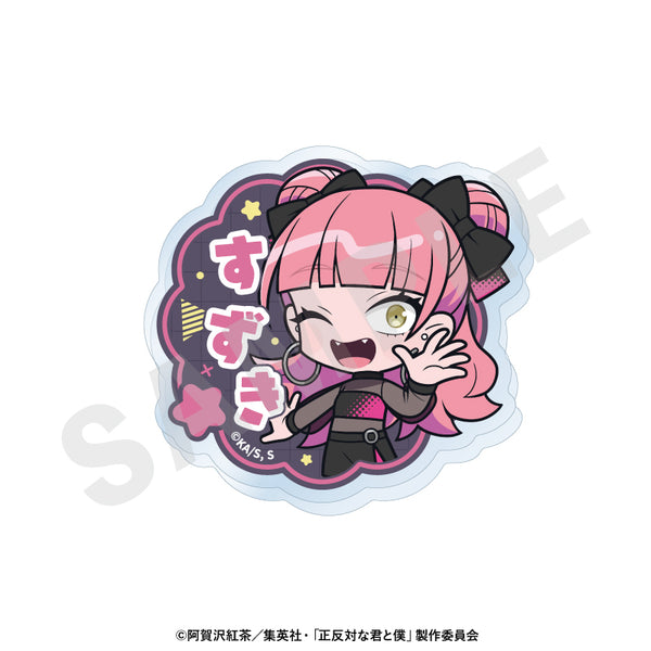 "You and Me: Complete Opposites" Name Badge – Black & Neon Coord Ver. (Suzuki)