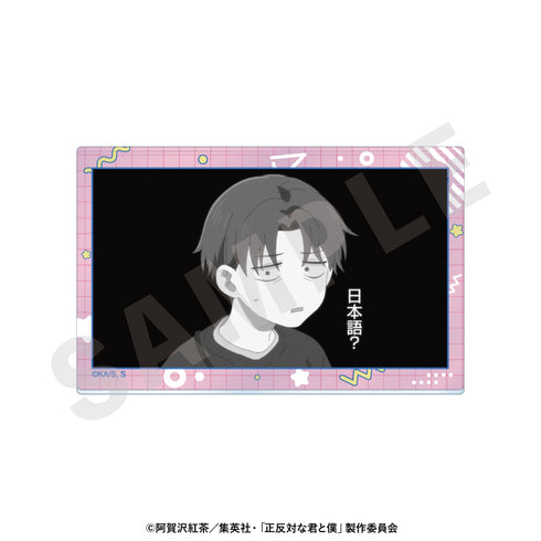 『正反対な君と僕』トレーディング場面写アクリルカード (全8種)【BOX】