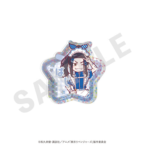 『東京リベンジャーズ』ミニキャラ キラキラお名前バッジ メイドジャージver.(場地 圭介)