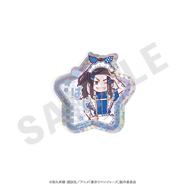 『東京リベンジャーズ』ミニキャラ キラキラお名前バッジ メイドジャージver.(場地 圭介)