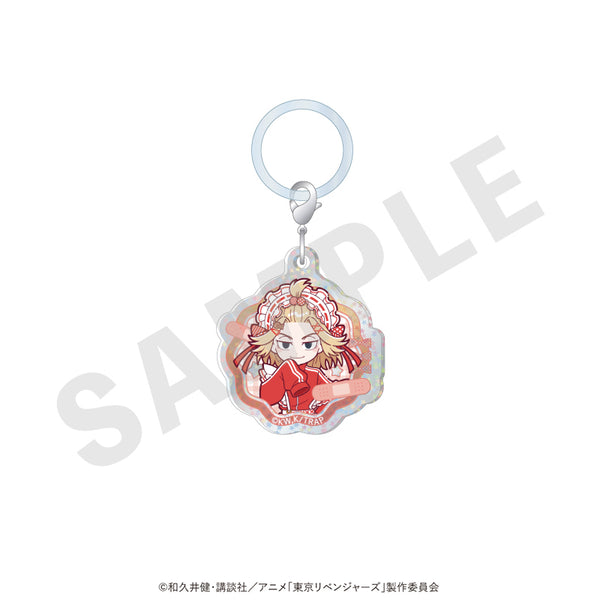 "Tokyo Revengers" Mini Character Sparkling Acrylic Charm: Maid Jersey Ver. (Manjiro Sano)