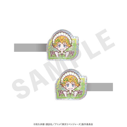 『東京リベンジャーズ』ミニキャラ キラキラアクリルヘアクリップセット メイドジャージver.(花垣 武道)