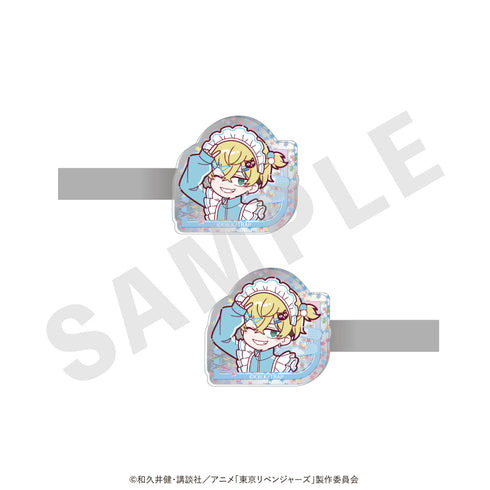 『東京リベンジャーズ』ミニキャラ キラキラアクリルヘアクリップセット メイドジャージver.(松野 千冬)
