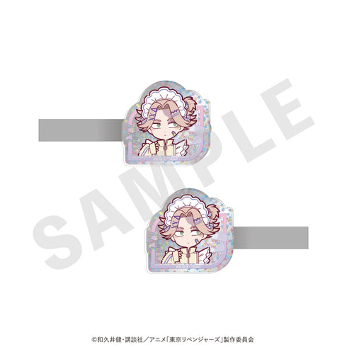 『東京リベンジャーズ』ミニキャラ キラキラアクリルヘアクリップセット メイドジャージver.(乾 青宗)