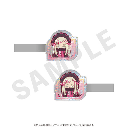 『東京リベンジャーズ』ミニキャラ キラキラアクリルヘアクリップセット メイドジャージver.(三途 春千夜)