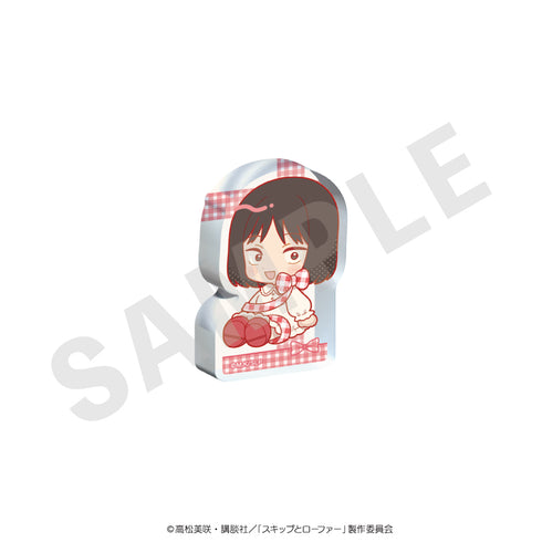 『スキップとローファー』ミニキャラリボンシリーズ ミニアクリルブロック ギンガムチェック ver.(岩倉美津未)