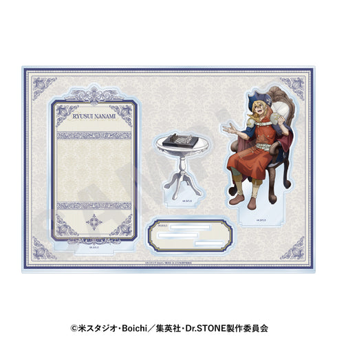 《Dr.STONE》附背景壓克力立牌 對話版(七海龍水)
