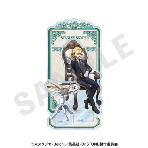 "Dr. STONE" Acrylic Stand with Background: Dialogue Ver. (Stanley Snyder)