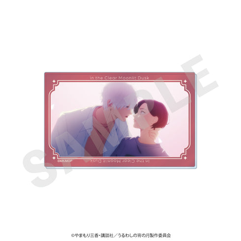 "The Beautiful Evening Moon" ~favorite series~ Scene-themed Acrylic Card (Yoi & Kohaku (B))
