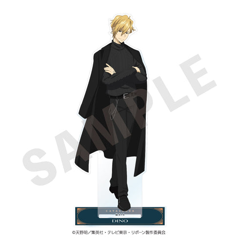 "The Hitman Reborn!" Large Acrylic Stand: Black Knit Outfit Ver. (Dino (10 Years Later))