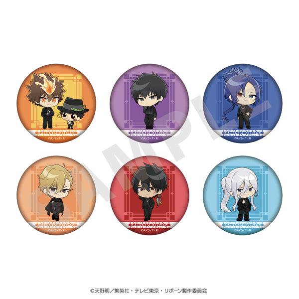 『家庭教師ヒットマンREBORN!』ミニキャラ トレーディング缶バッジ ブラックニットコーデver.(全6種)【BOX】