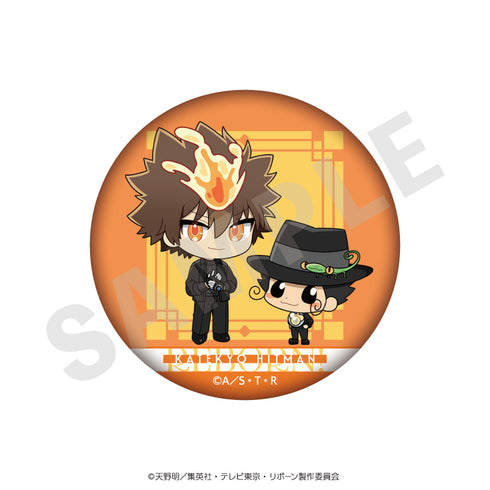 『家庭教師ヒットマンREBORN!』ミニキャラ トレーディング缶バッジ ブラックニットコーデver.(全6種)【BOX】