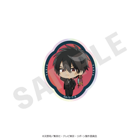 『家庭教師ヒットマンREBORN!』ミニキャラ トレーディングオーロラステッカー ブラックニットコーデver.(全6種)【BOX】