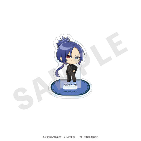 《家庭教師 Hitman REBORN!》迷你角色壓克力立牌 黑色針織裝扮版(六道骸(10年後))