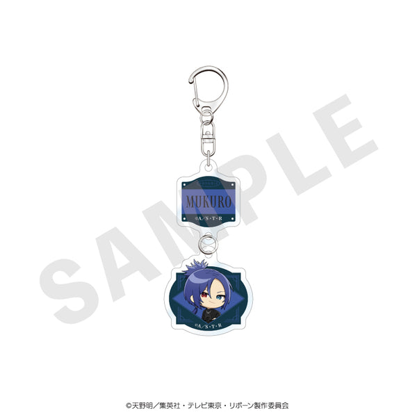 "The Hitman Reborn!" Mini-Character 2-Piece Acrylic Keychain Set: Black Knit Outfit Ver. (Rokudo Gai (10 Years Later))