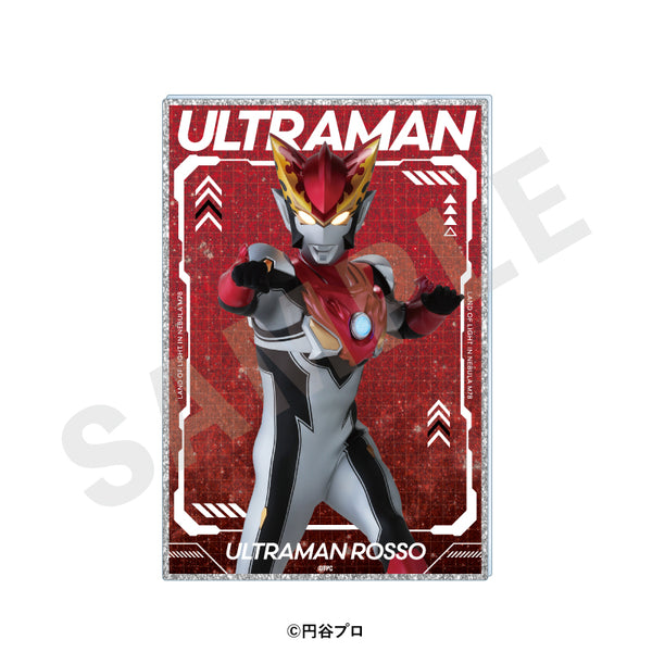 『ウルトラマンシリーズ』グリッターアクリルイラストカード(ウルトラマンロッソ)