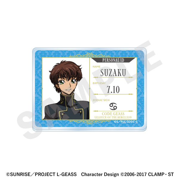 『コードギアス 反逆のルルーシュ』お名前バッジ (スザク)