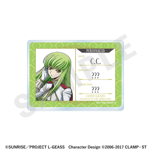 『コードギアス 反逆のルルーシュ』お名前バッジ (C.C.)