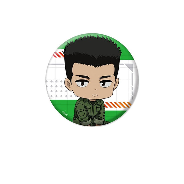 『勇気爆発バーンブレイバーン』 ぺたん娘缶バッジ イサミ・アオ