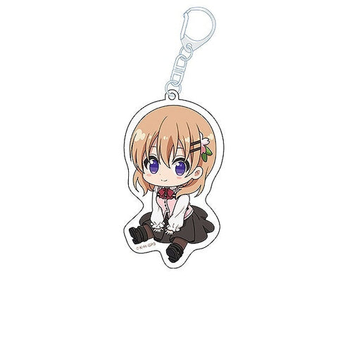 『ご注文はうさぎですか? BLOOM』ぺたん娘アクリルキーホルダー ココア