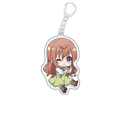 『ご注文はうさぎですか? BLOOM』ぺたん娘アクリルキーホルダー モカ