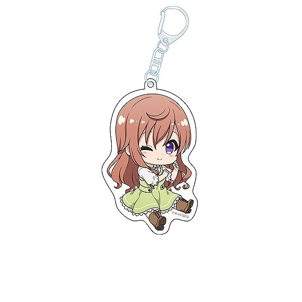 『ご注文はうさぎですか? BLOOM』ぺたん娘アクリルキーホルダー モカ
