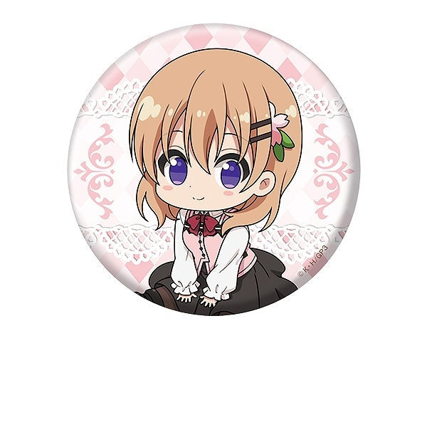 『ご注文はうさぎですか? BLOOM』ぺたん娘缶バッジ ココア