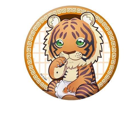 『ラーメン赤猫』ぺたん娘缶バッジ クリシュナ