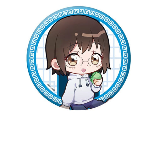 『ラーメン赤猫』ぺたん娘缶バッジ 社 珠子