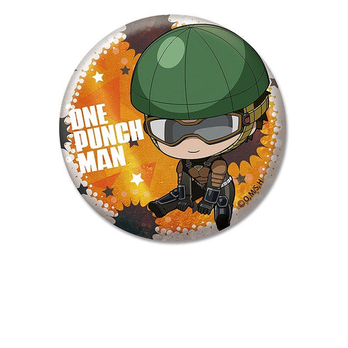 『ワンパンマン』ぺたん娘缶バッジ 無免ライダー