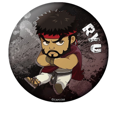 『ストリートファイター6』ぺたん娘缶バッジ リュウ