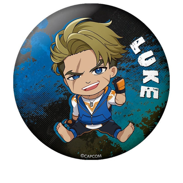 『ストリートファイター6』ぺたん娘缶バッジ ルーク