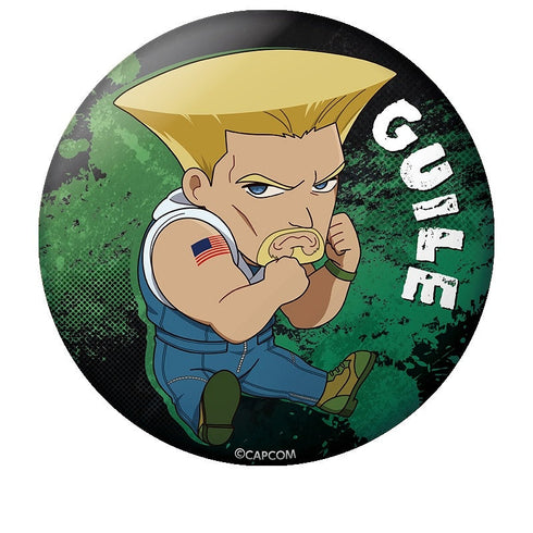 『ストリートファイター6』ぺたん娘缶バッジ ガイル