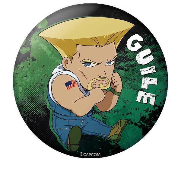 『ストリートファイター6』ぺたん娘缶バッジ ガイル