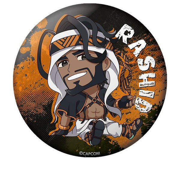『ストリートファイター6』ぺたん娘缶バッジ ラシード