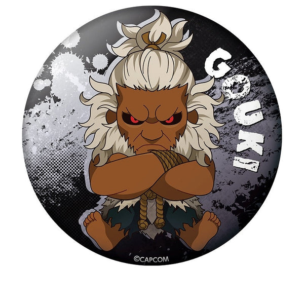 『ストリートファイター6』ぺたん娘缶バッジ 豪鬼