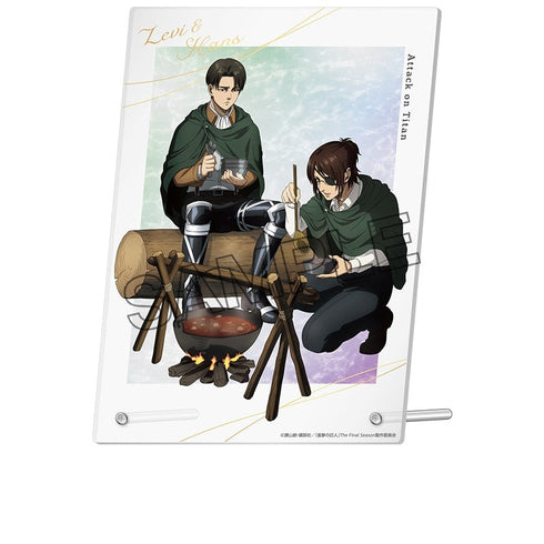 『進撃の巨人 The Final Season』描き下ろしアクリルパネル リヴァイ&ハンジ