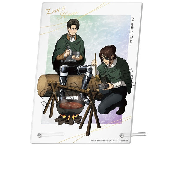 『進撃の巨人 The Final Season』描き下ろしアクリルパネル リヴァイ&ハンジ