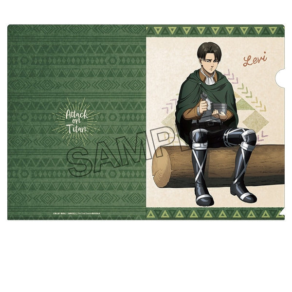 『進撃の巨人 The Final Season』描き下ろしクリアファイル リヴァイ