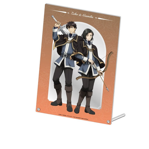 『やり直し令嬢は竜帝陛下を攻略中』描き下ろしA4アクリルパネル ジーク&カミラ