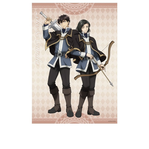 『やり直し令嬢は竜帝陛下を攻略中』描き下ろしA3布ポスター ジーク&カミラ