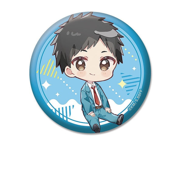 『アオのハコ』ぺたん娘缶バッジ 猪股 大喜(制服)