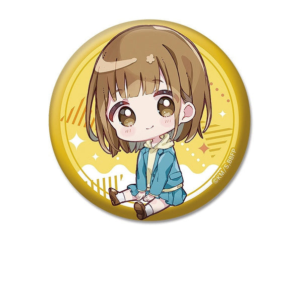 『アオのハコ』ぺたん娘缶バッジ 鹿野 千夏(制服)