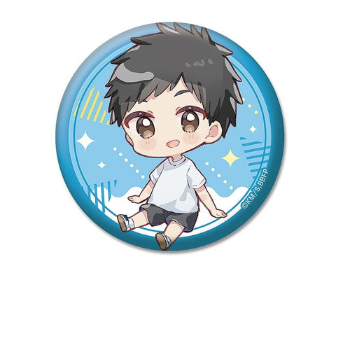 『アオのハコ』ぺたん娘缶バッジ 猪股 大喜(スポーツウェア)