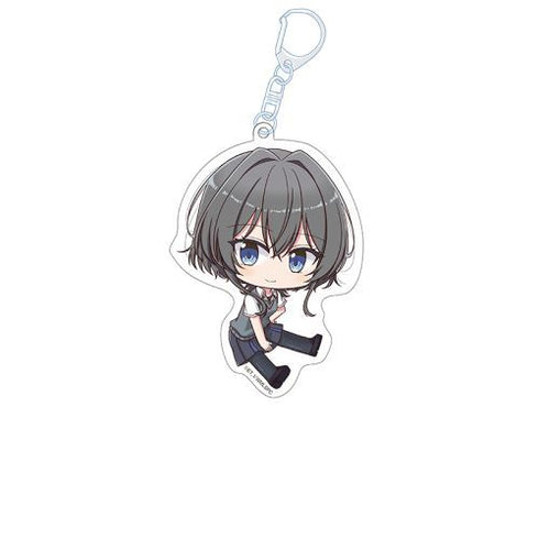 『ささやくように恋を唄う』ぺたん娘アクリルキーホルダー 朝凪依