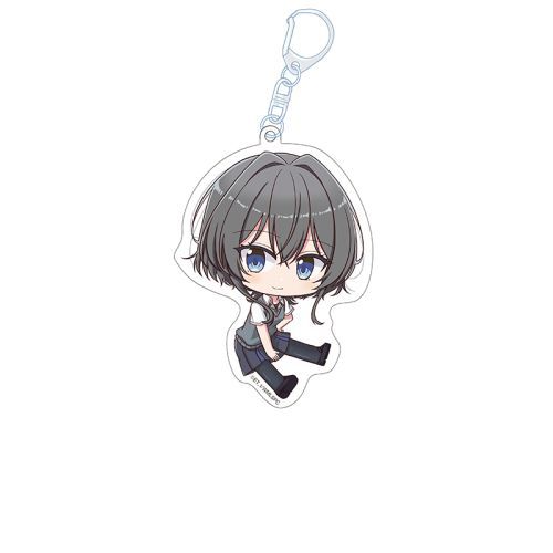 『ささやくように恋を唄う』ぺたん娘アクリルキーホルダー 朝凪依