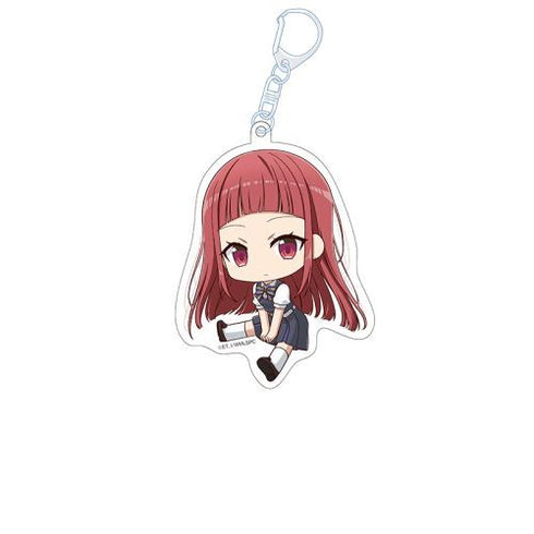 『ささやくように恋を唄う』ぺたん娘アクリルキーホルダー 筒井真理