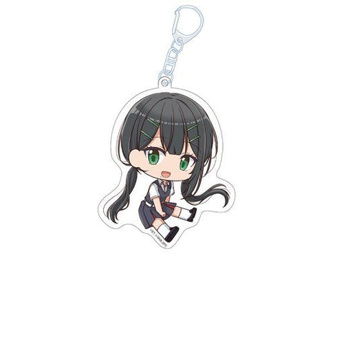 『ささやくように恋を唄う』ぺたん娘アクリルキーホルダー 水口未希
